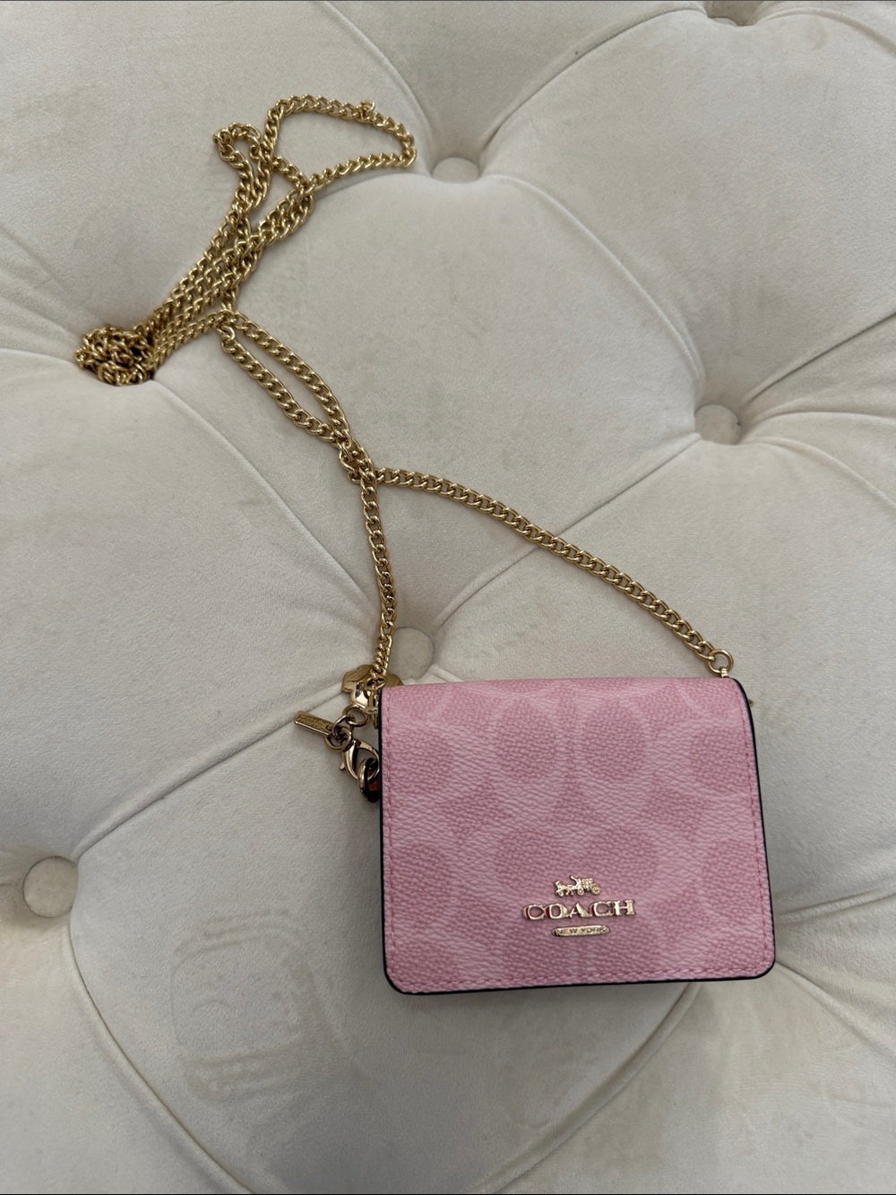 COACH Mini Wallet On A Chain
In Signature Canvas With Charms - Picture 11 of 17